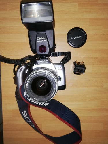 Canon eos 300v con flash - con, 28/90